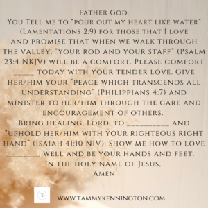 A Prayer for a Loved One Who is Hurting