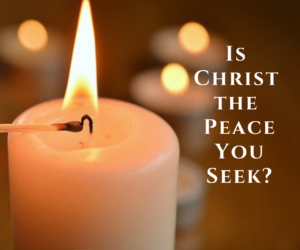 Is Christ the Peace You Seek?