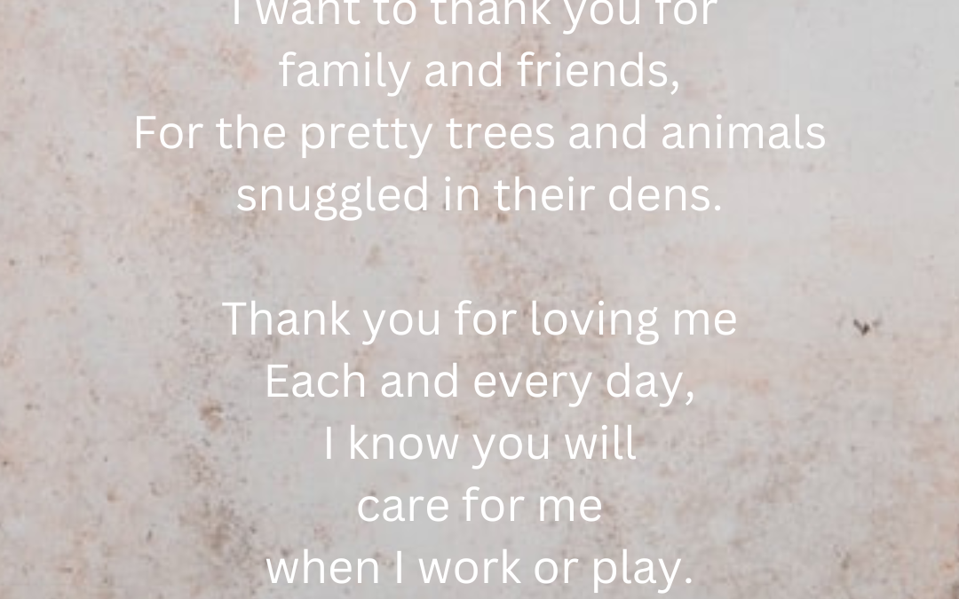 Four Beautiful Prayers of Thanksgiving and Gratitude